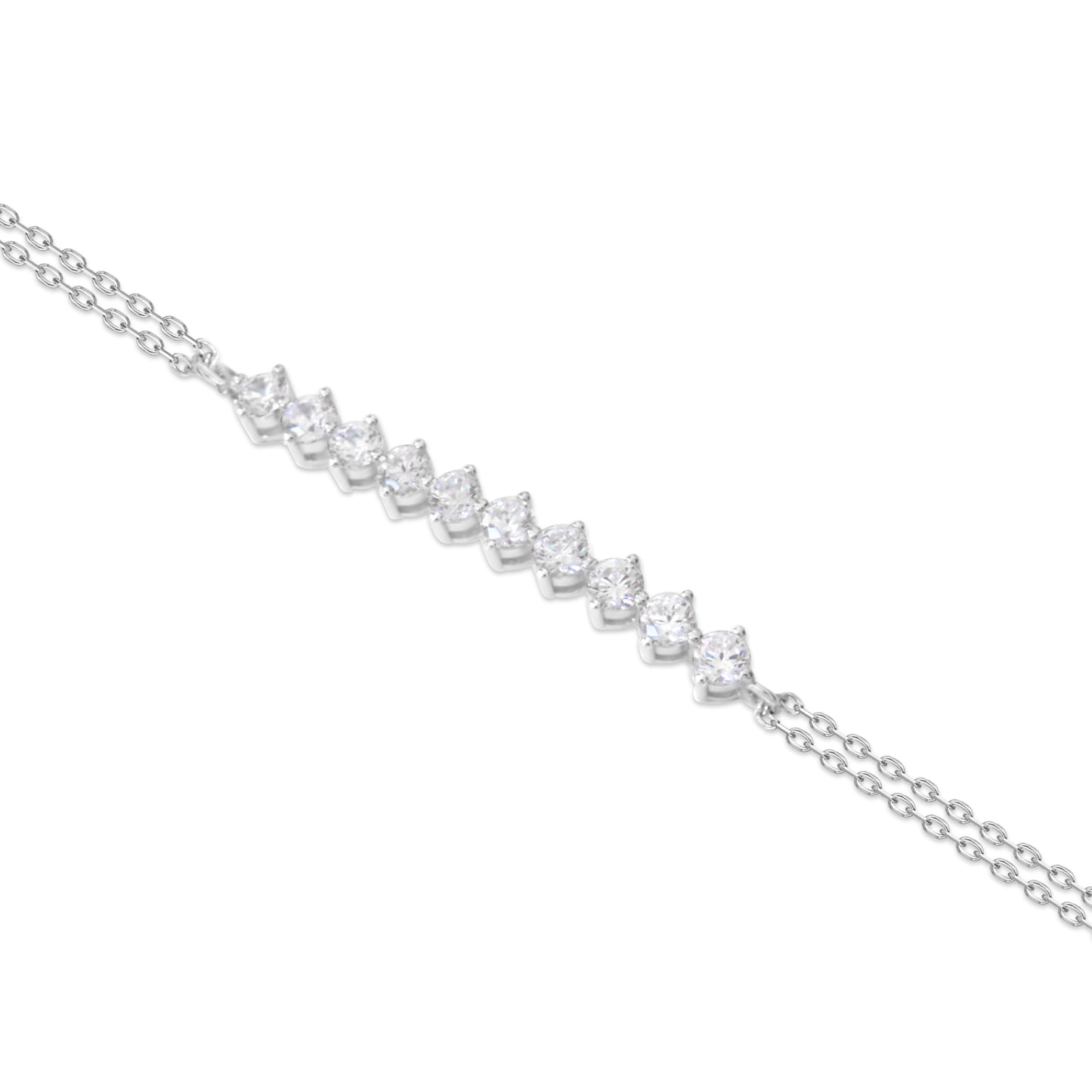 צמיד פס זרקונים